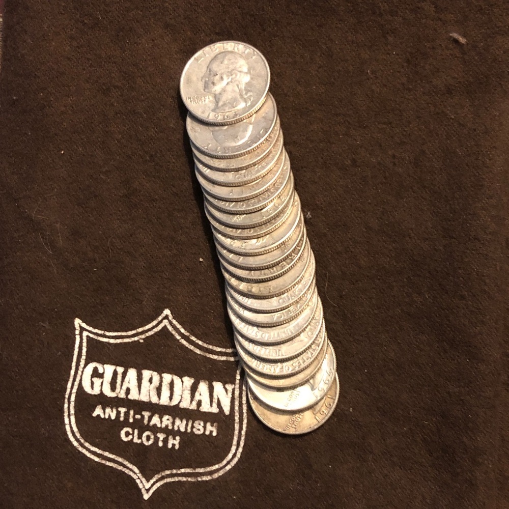 20 silver quarters 90%